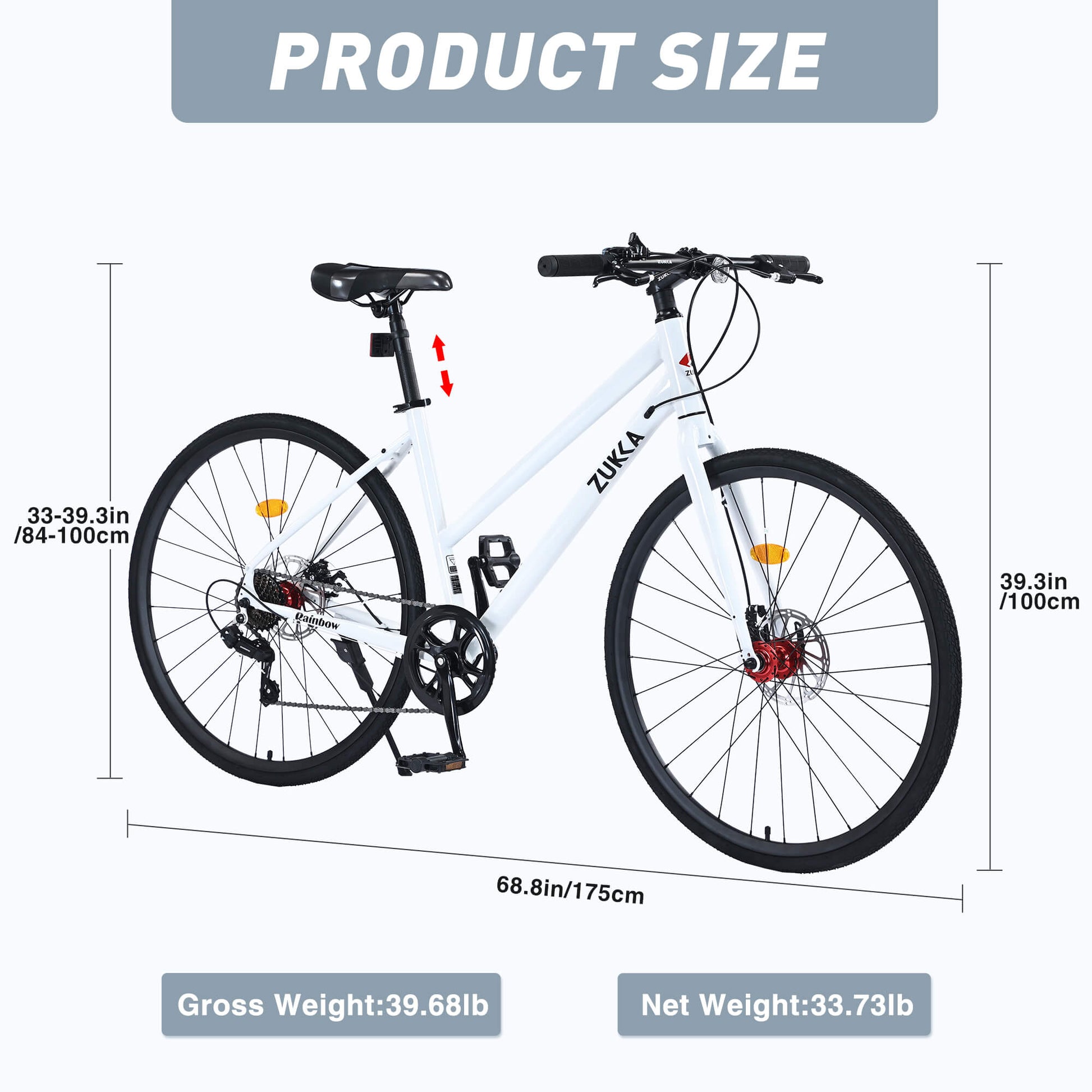 Hycline Zukka Slash 700x32C bicycle tire with black rubber tread and sidewalls, suitable for road or hybrid bikes.