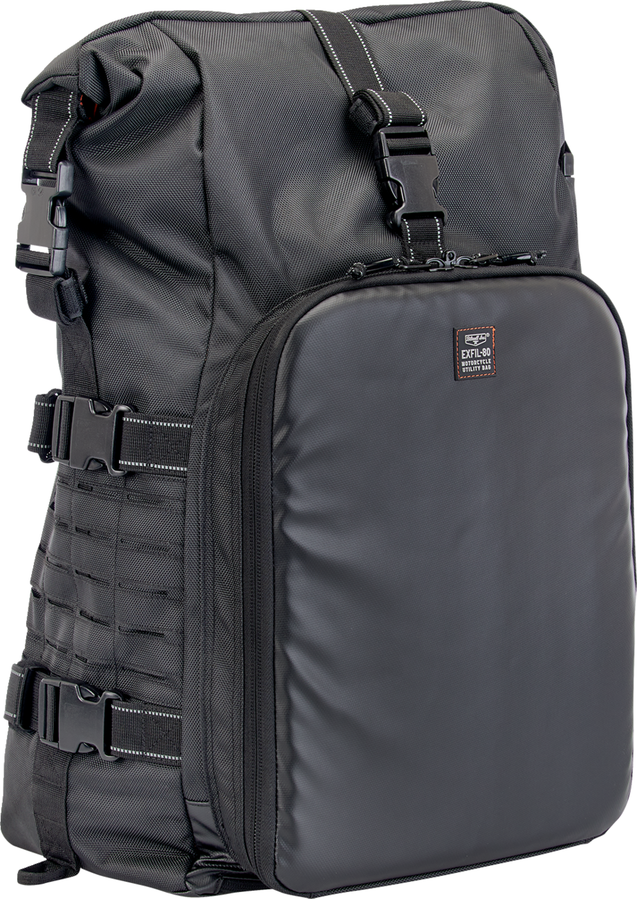 BILTWELL EXFIL-80 Motorcycle Bag - Gen 2 - Black 3014-01 - Howling Moto