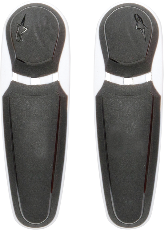 ALPINESTARS Toe Sliders - White/Black 25SLISMX11-21 - Howling Moto