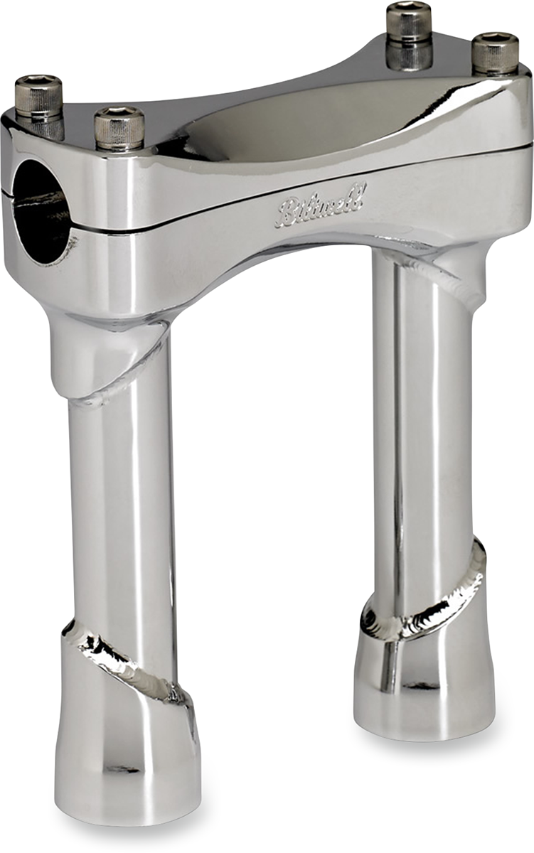 BILTWELL Risers - Murdock - 6" - Chrome 6403-105-06 - Howling Moto