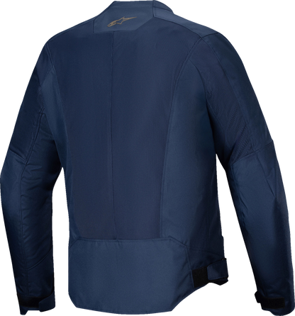 Alpinestars C-1 Air motorcycle jacket in blue, size 3XL, featuring protective padding and a ventilated design.