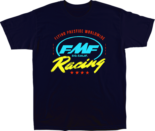 Black FMF Trademark T-Shirt in XL, showing the front design with the FMF logo on a plain black fabric background.