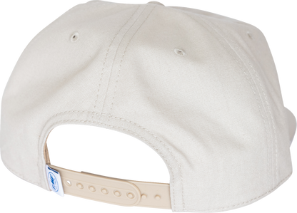 FMF Split Decision Hat in sand color, casual baseball cap with embroidered logo, stylish and comfortable for everyday wear