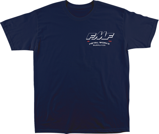 Navy FMF Brighter Days T-Shirt in large size, featuring a comfortable fit and casual style.