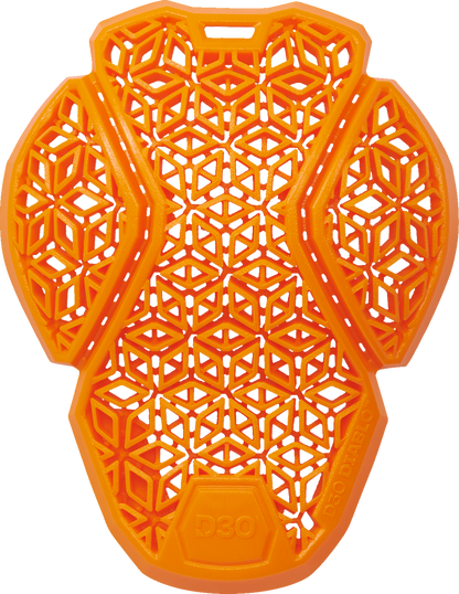 ICON Diablo D3O® L2 shoulder guards, protective motorcycle armor with impact-absorbing D3O® material, black and gray design.