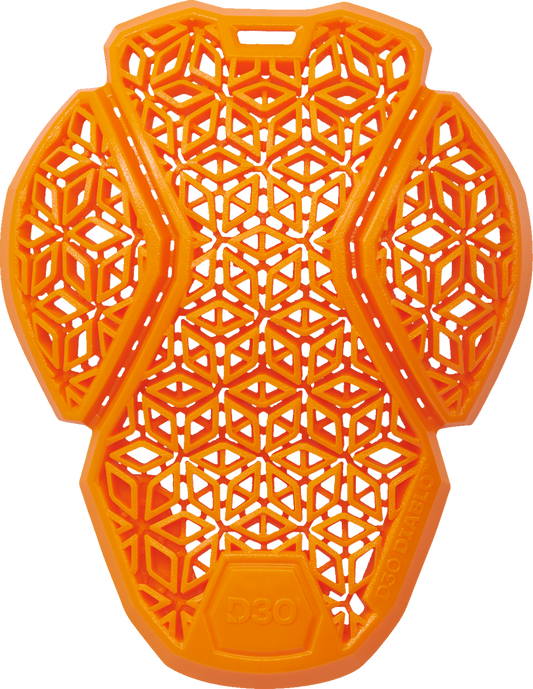 ICON Diablo D3O® L2 shoulder guards, protective motorcycle armor with impact-absorbing D3O® material, black and gray design.