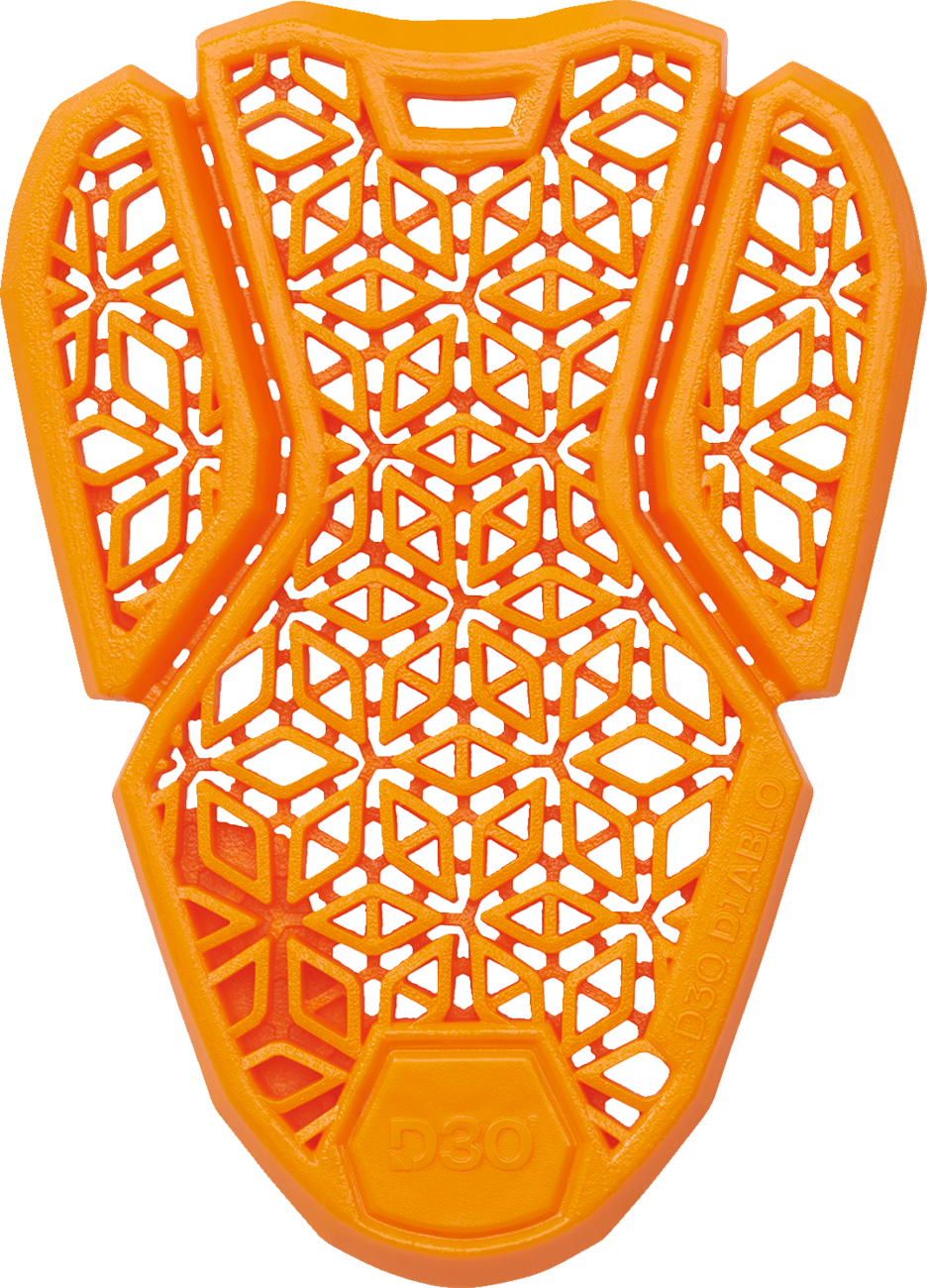 ICON D3O Diablo Level 2 hip guards showing black protective pads with ICON branding for motorcycle safety gear