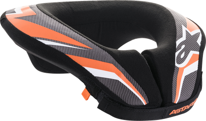 ALPINESTARS Youth Sequence Neck Roll - Black/Anthracite/Orange - S/M 6741018-148-SM - Howling Moto