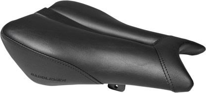Black SADDLEMEN Gel Channel Sport Seat for CBR1000 motorcycle, designed for comfort and performance.