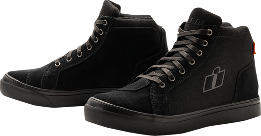 Bill's Exhausts ICON Carga CE™ Boots in Stealth color, US 8.5 size, featuring durable leather and rugged design.