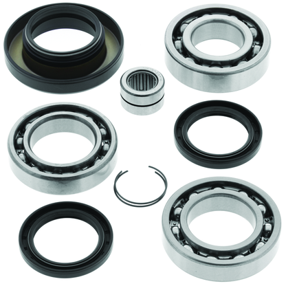 QuadBoss rear differential bearing and seal kit for Honda TRX500 FourTrax Foreman models, includes bearings and seals for maintenance.