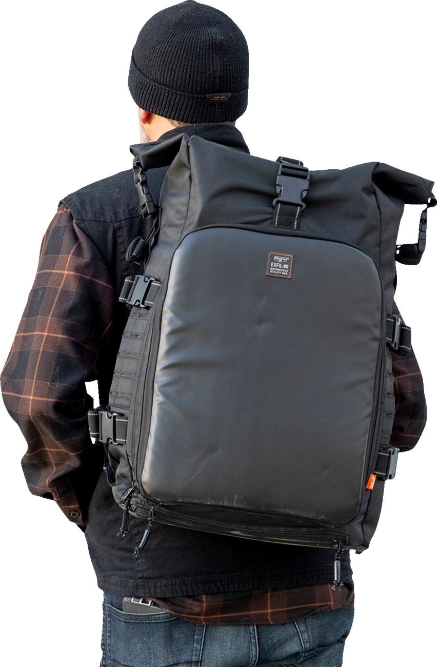 BILTWELL EXFIL-80 Motorcycle Bag - Gen 2 - Black 3014-01 - Howling Moto