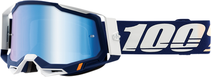 100% Racecraft 2 Goggles - Concordia - Blue Mirror 50121-250-07 - Howling Moto