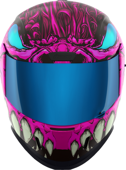 Pink ICON Airform™ helmet with MIPS® protection in size 3XL, featuring a sleek design and customizable fit.