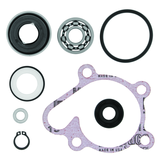 QuadBoss water pump rebuild kit for Yamaha YXR45F Rhino 450, includes parts for pump maintenance and repair.