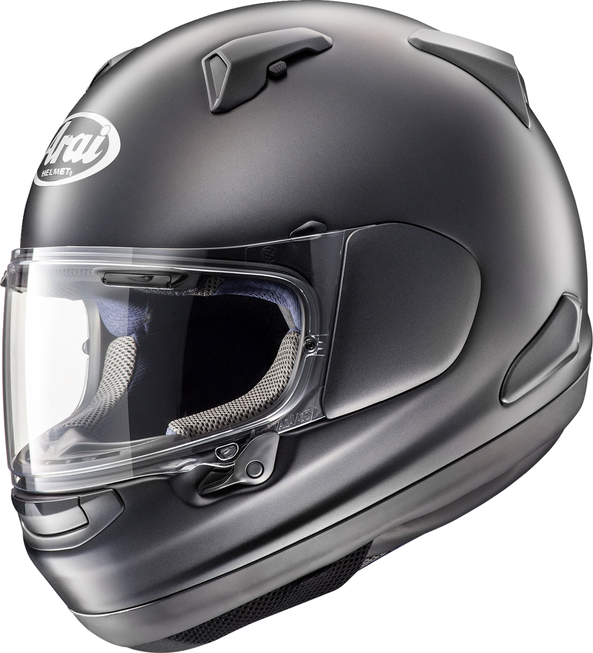 Arai Signet-X black frost motorcycle helmet with VAS shield system and advanced ventilation, size XS, from Arai Helmets.