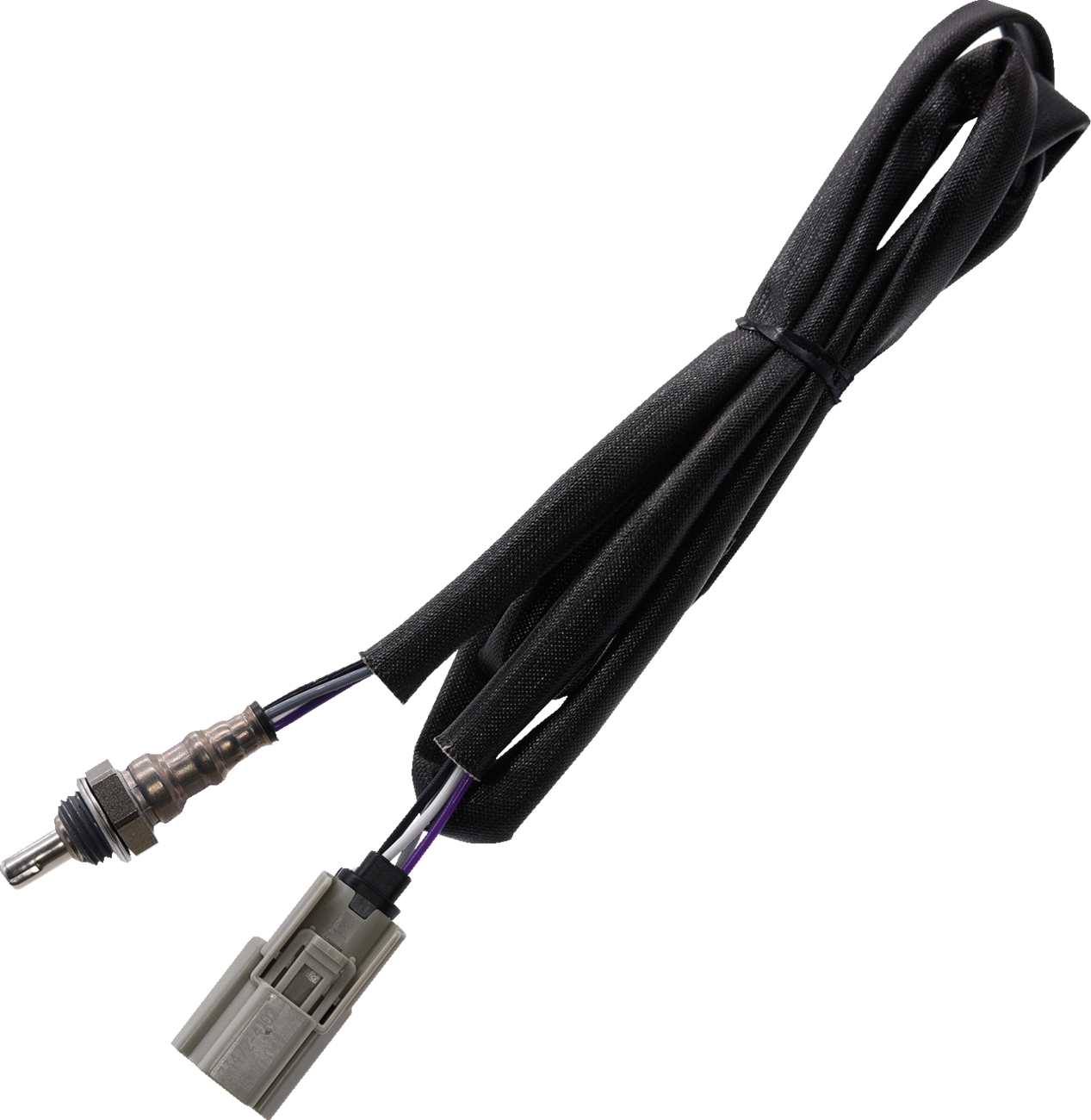 DRAG SPECIALTIES Oxygen Sensor 932-14087 for 4-W Direct Fit motorcycle applications, showing sensor with wiring and connector