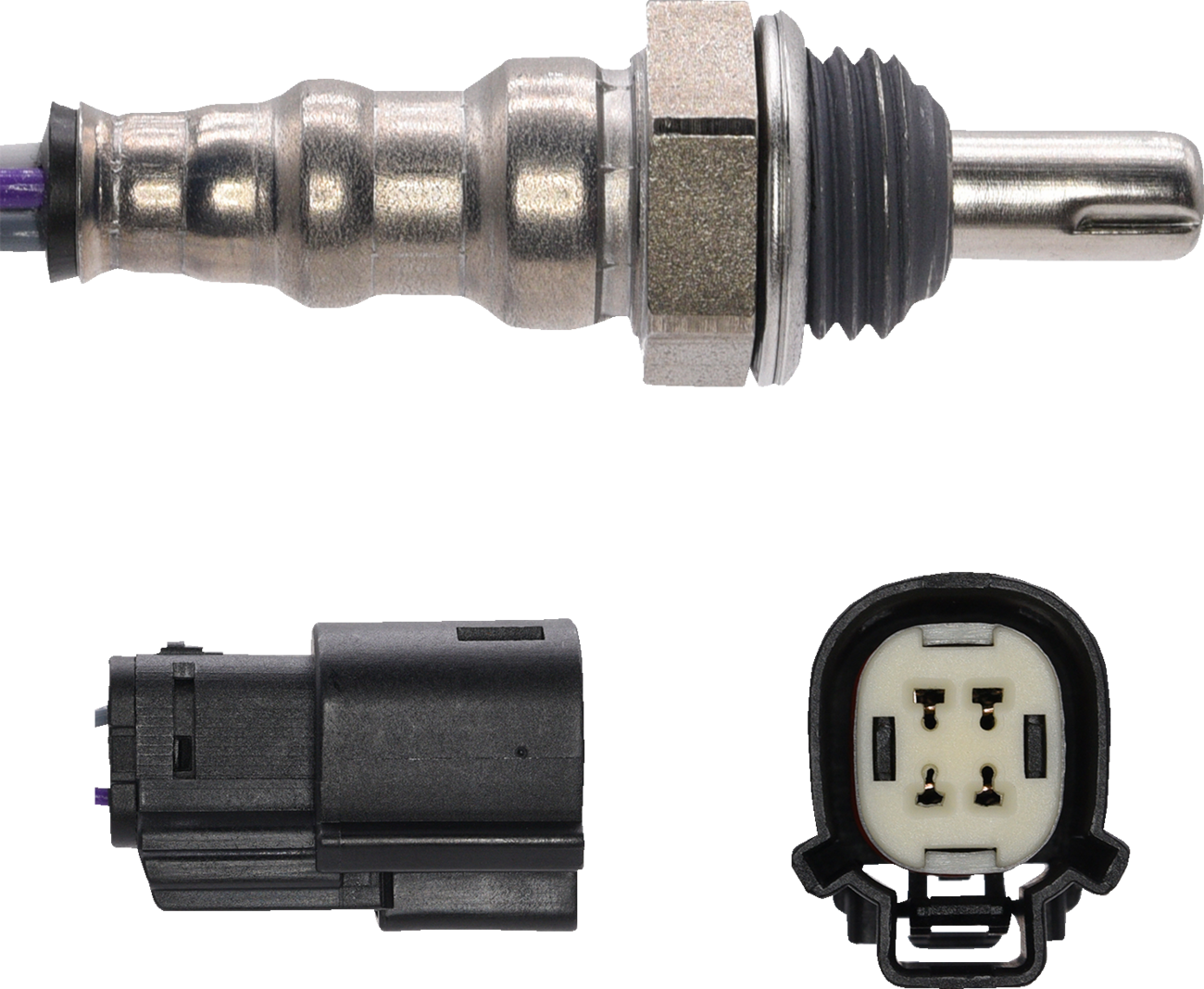 DRAG SPECIALTIES Oxygen Sensor 932-14067, direct fit for 4-W vehicles, shown in the product image with wiring and sensor tip.