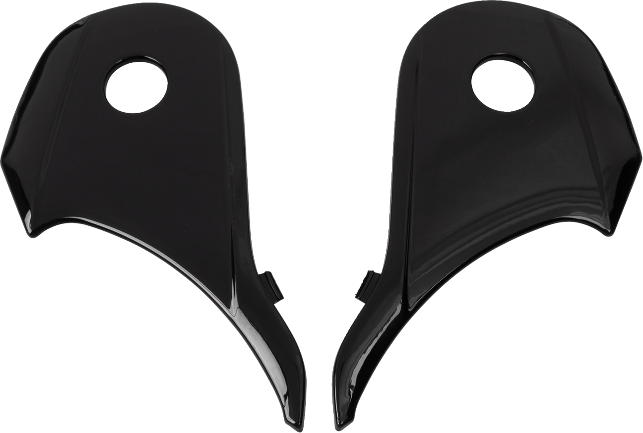 Z1R Range 2.0 Side Plates in flat black, part number 0133-1511, shown in the image with a sleek, matte black finish.