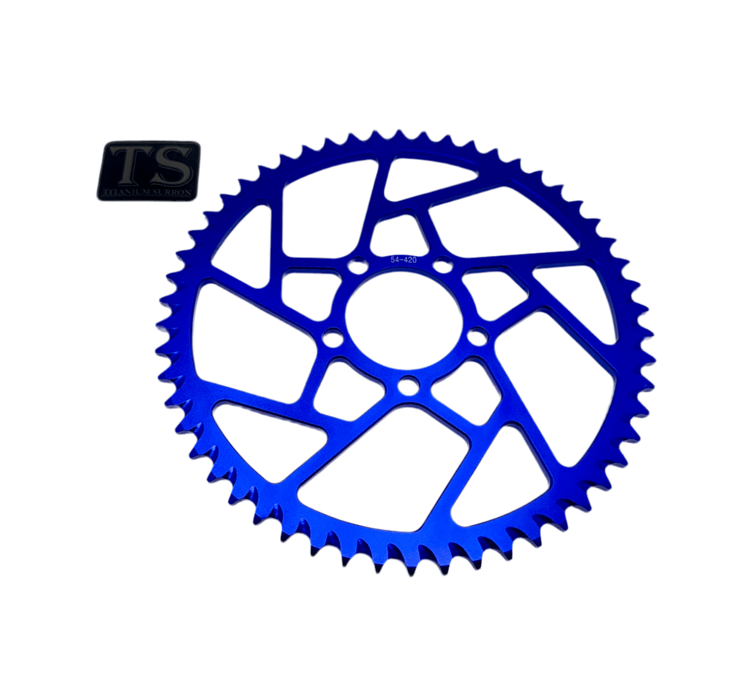 54 Tooth Hardened Aluminum 420 Sprocket for E-moto - Howling Moto