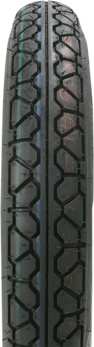 IRC NR-21 rear motorcycle tire 3.00-17 45P for small to medium displacement bikes, showing tread pattern and sidewall details.