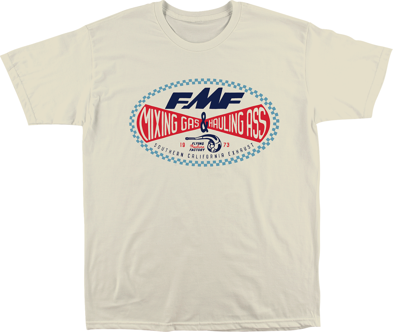 FMF Weekender T-Shirt in natural color, medium size, featuring a casual fit and soft fabric, ideal for everyday wear.