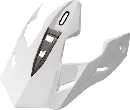 White Z1R Range 2.0 Peak Replacement helmet part, Z1R Part 0133-1675, showing a close-up of the helmet component.