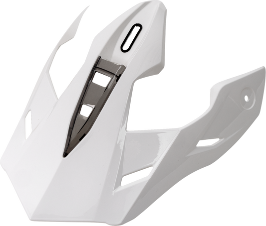 White Z1R Range 2.0 Peak Replacement helmet part, Z1R Part 0133-1675, showing a close-up of the helmet component.