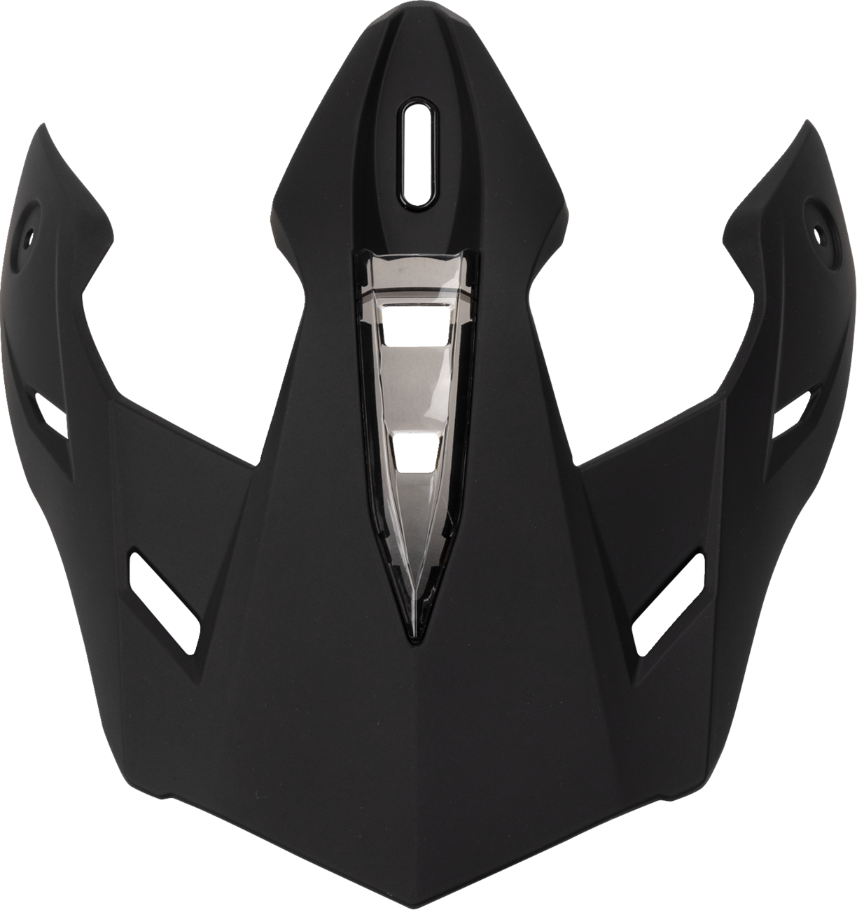 Z1R Range 2.0 helmet replacement peak in flat black, part #0133-1674, shown attached to a motorcycle helmet.