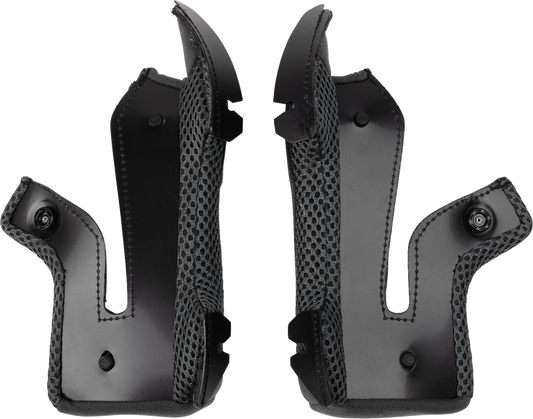 Z1R Youth Warrant 2.0 Cheek Pads Small for helmets, shown in black with brand logo, part number 0134-4024.