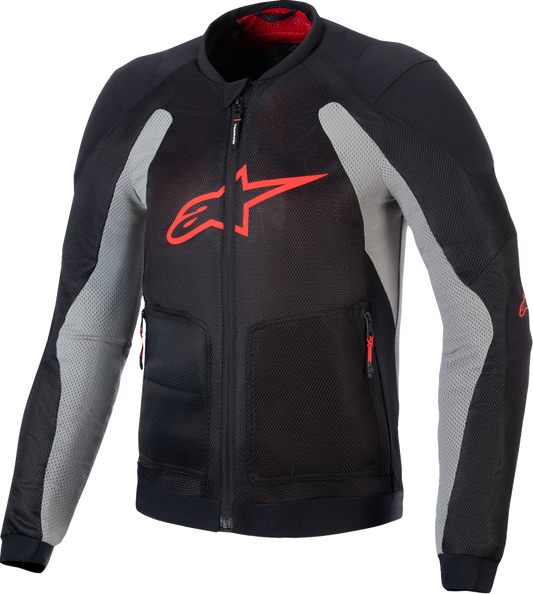Alpinestars Troop-Air motorcycle jacket in small, lightweight and breathable with Nucleon Flex Plus armor and Level 2 protection.