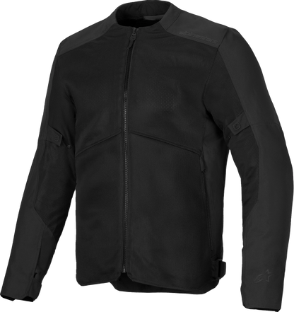 Alpinestars C-1 Air motorcycle jacket in black, size large, featuring protective armor and airflow vents for riding comfort.