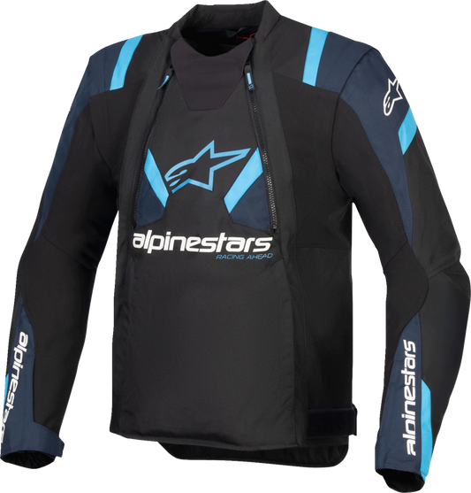 Alpinestars T-Stunt Air motorcycle jacket in XL with breathable mesh, removable sleeves, and waterproof inner compartment.