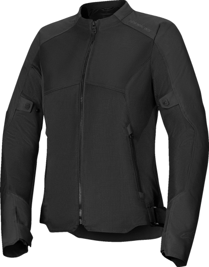Alpinestars Stella C-1 Air motorcycle jacket in black, size XL, featuring ventilation panels and protective armor.