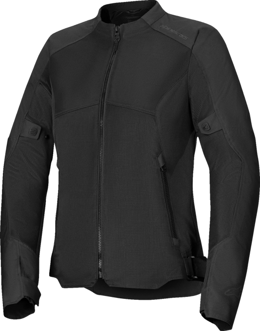 Alpinestars Stella C-1 Air motorcycle jacket in black, size XL, featuring ventilation panels and protective armor.