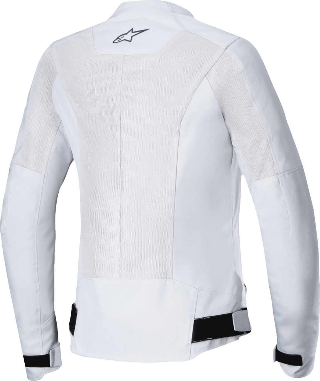 Alpinestars Stella C-1 Air Jacket in silver, medium size, featuring lightweight motorcycle jacket design with vents and protective armor.