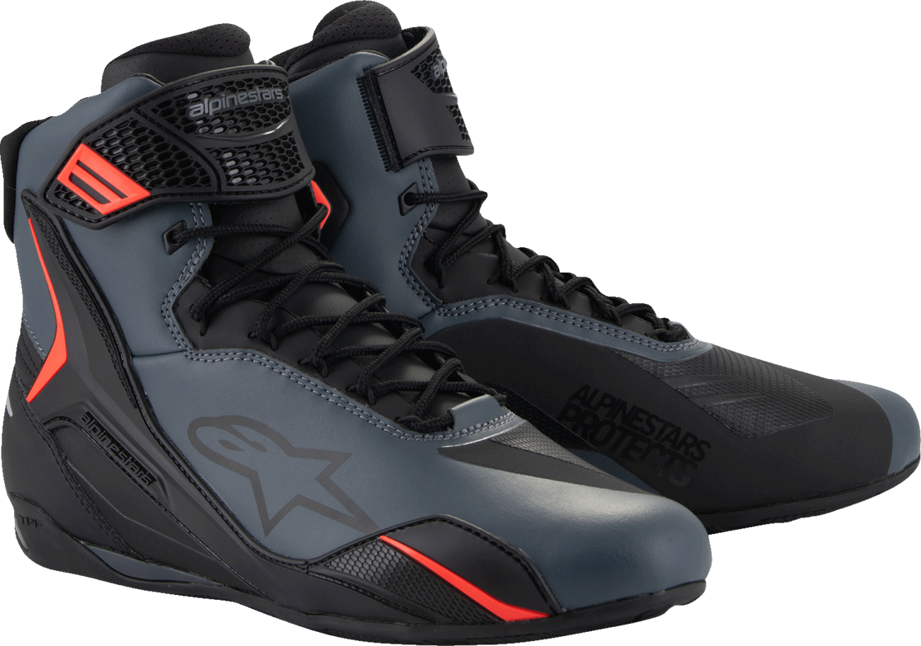 ALPINESTARS, Alpinestars Faster-4 Cycling Shoes - Black, Gray & Red, US 11 (Part #2510425-1130-11)