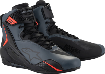 ALPINESTARS, Alpinestars Faster-4 Cycling Shoes - Black, Gray & Red, US 11 (Part #2510425-1130-11)