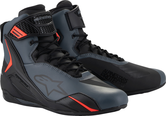 ALPINESTARS, Alpinestars Faster-4 Cycling Shoes - Black, Gray & Red, US 11 (Part #2510425-1130-11)