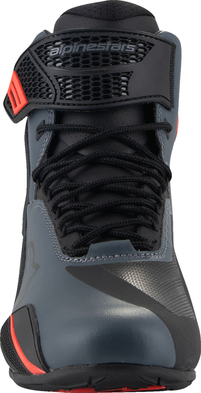 ALPINESTARS, Alpinestars Faster-4 Cycling Shoes - Black, Gray & Red, US 11 (Part #2510425-1130-11)