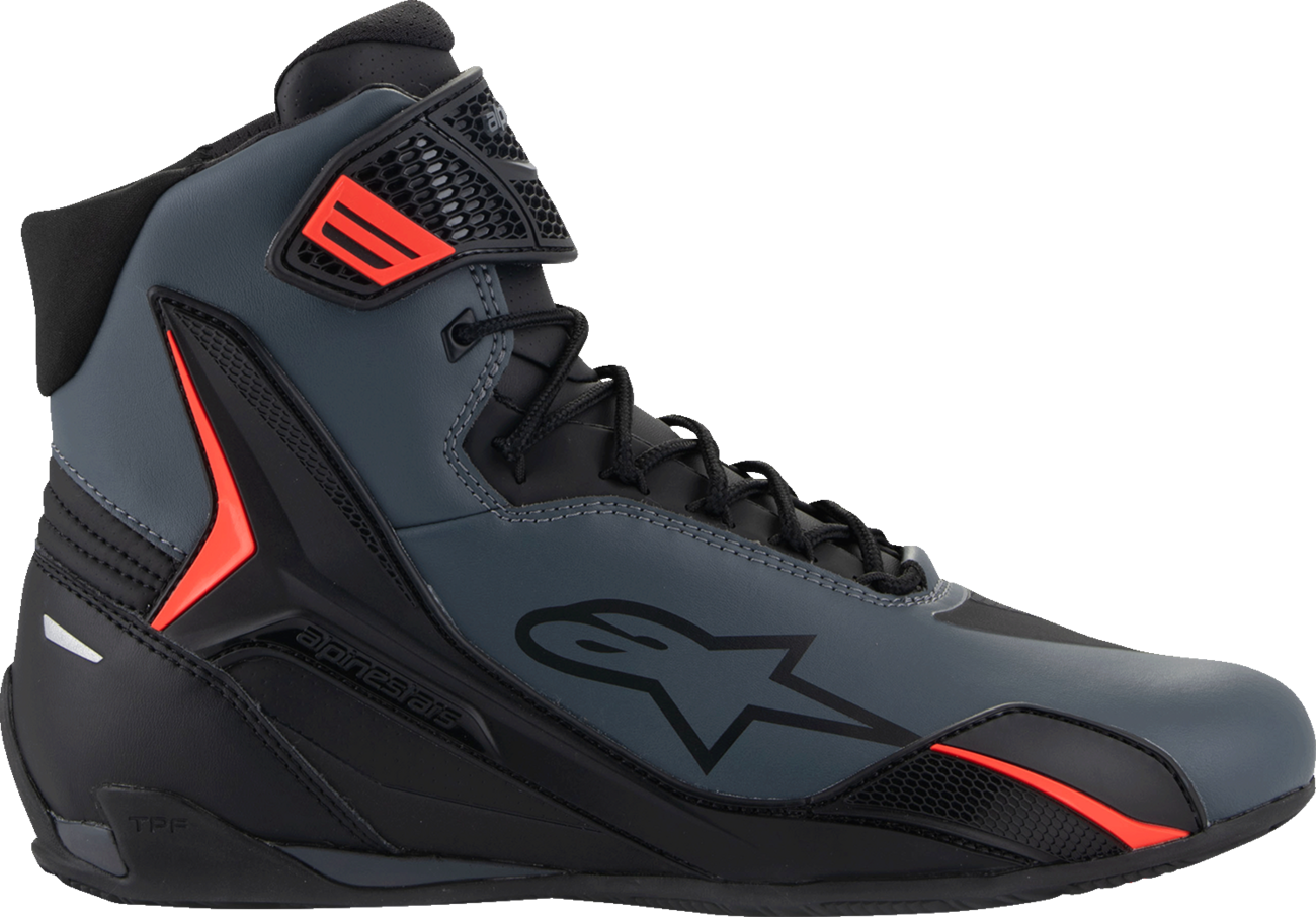 ALPINESTARS, Alpinestars Faster-4 Cycling Shoes - Black, Gray & Red, US 11 (Part #2510425-1130-11)