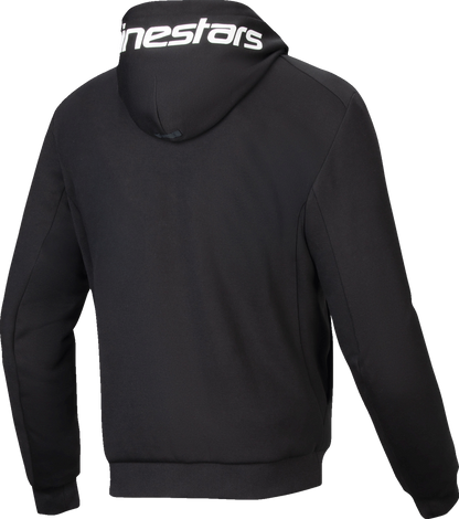 ALPINESTARS, Alpinestars Chrome v2 Sport Hoodie - Black/White, Small (Part Number 4200325-12-S)