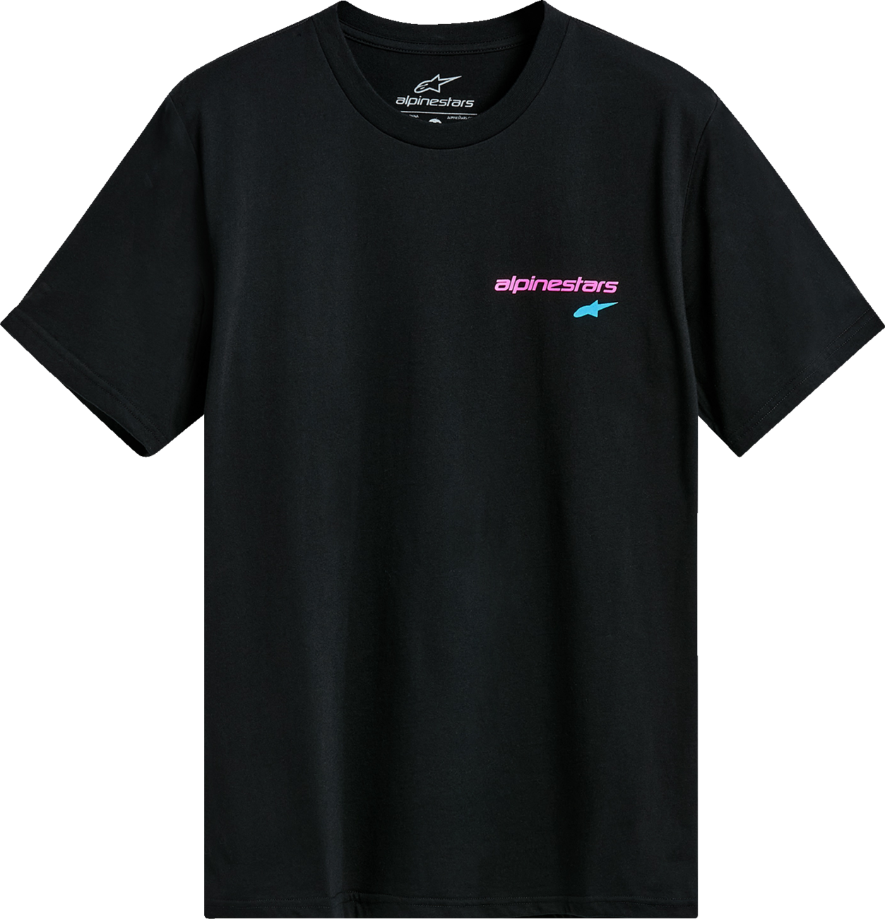 Black Alpinestars No Barrier CSF T-Shirt in 2XL, featuring the brand logo and casual fit, shown on a plain background.