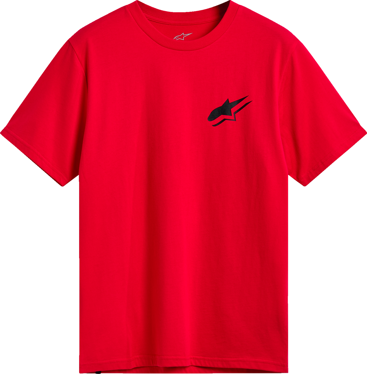 Alpinestars Formulate CSF T-Shirt in red, 2XL, made of comfortable cotton-poly blend, displayed flat with logo details.