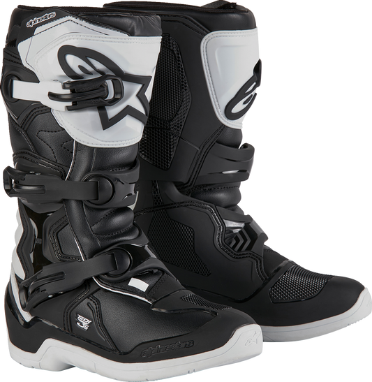 ALPINESTARS, Alpinestars Youth Tech3S Boots - Black/White, US 5 / EU 38, Part #2014024-21-5
