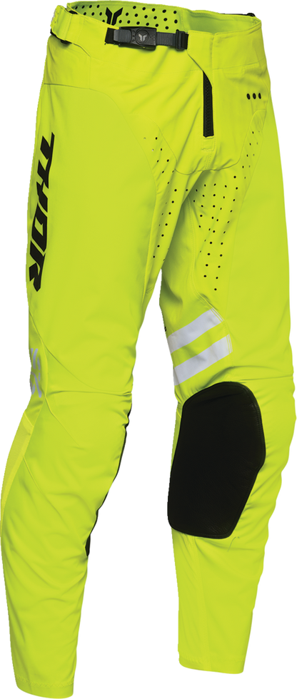 THOR, THOR Launchmode Dozer Pants - Acid/Black US 40 | Durable Motorcycle Riding Pants with Enhanced Ventilation and Comfort