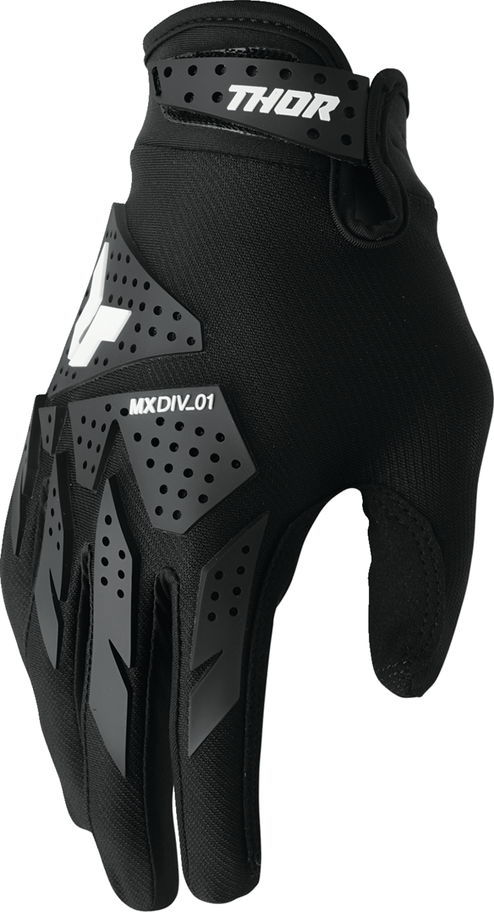THOR, THOR Launchmode XP Gloves Black Medium (Part Number 3330-8147)