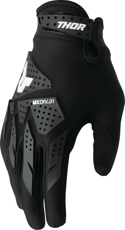 THOR, THOR Launchmode XP Gloves Black Medium (Part Number 3330-8147)