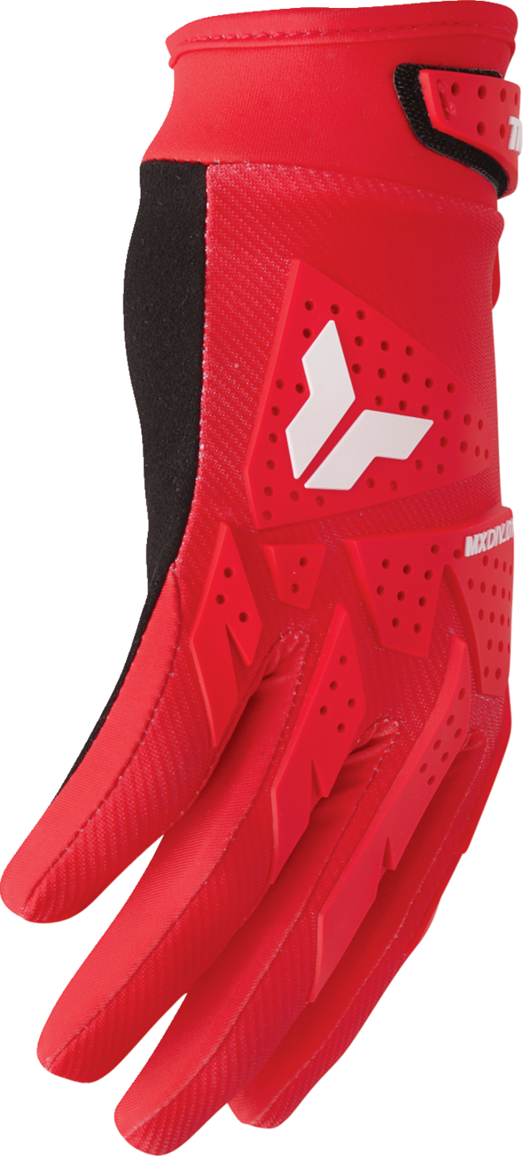 THOR, THOR Launchmode XP Gloves - Red, Small (Part Number 3330-8162)