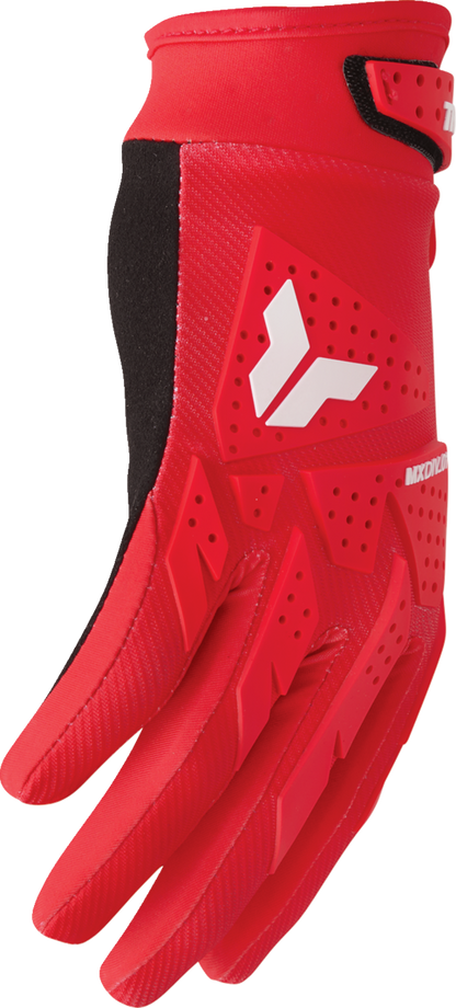 THOR, THOR Launchmode XP Gloves - Red, Small (Part Number 3330-8162)